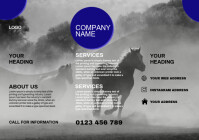 Business Service Product Information Brochure Template | PosterMyWall