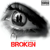 Broken  Album Cover Albumcover template