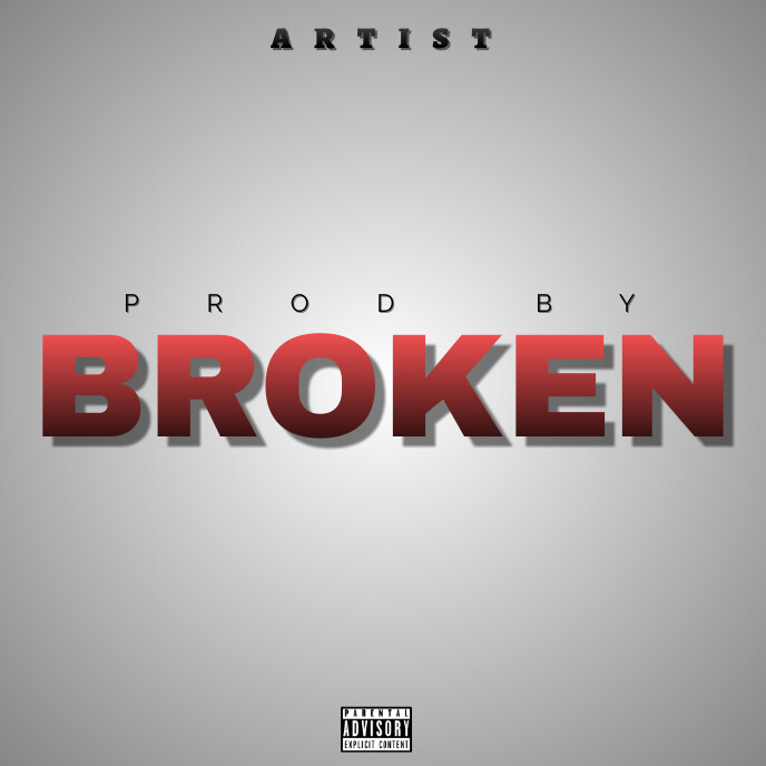 Broken Album Cover Template | PosterMyWall