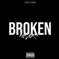 Broken heart ALBUM COVER template
