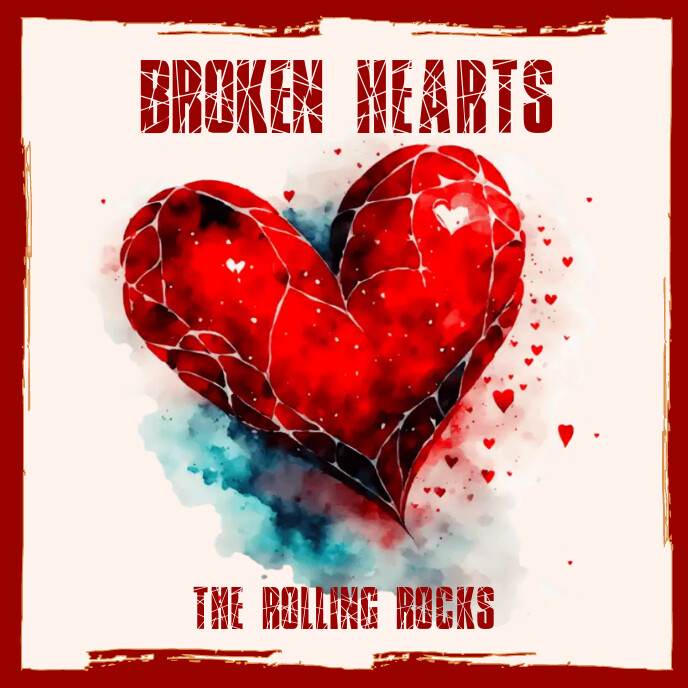Broken Heart Album Cover Template PosterMyWall