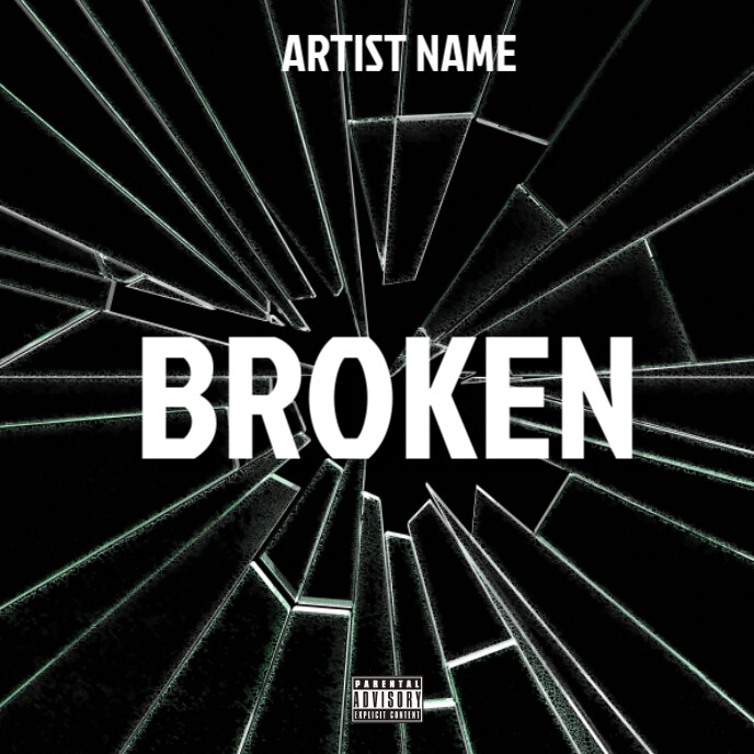 Broken Song Mixtape Album Cover Album Cover template