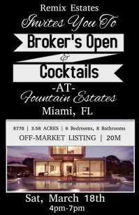 1 090 Brokers Open House Customizable Design Templates