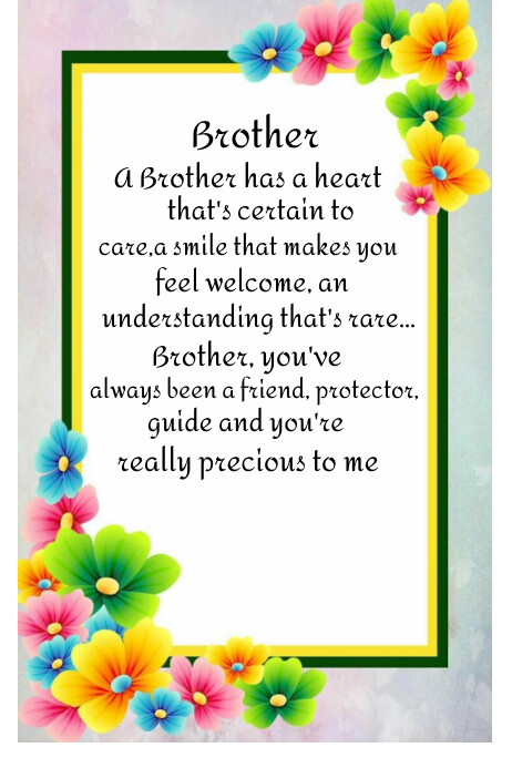 Copy of Brother's Birthday Poster | PosterMyWall