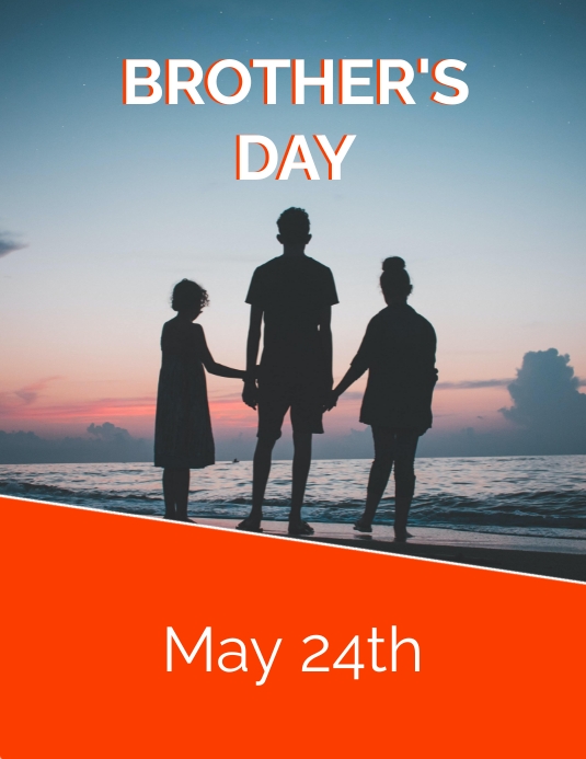 Brother's Day Flyer Template | PosterMyWall