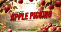 Brown 3d Apple Picking Facebook Shared Image template