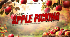 Braun Apple Picking Event Ibinahaging Larawan sa Facebook Template