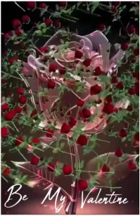 Brown 3d Be My Valentine  Tabloid Tabloïd template