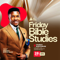 Castanho Bible Study Event Instagram Post Template