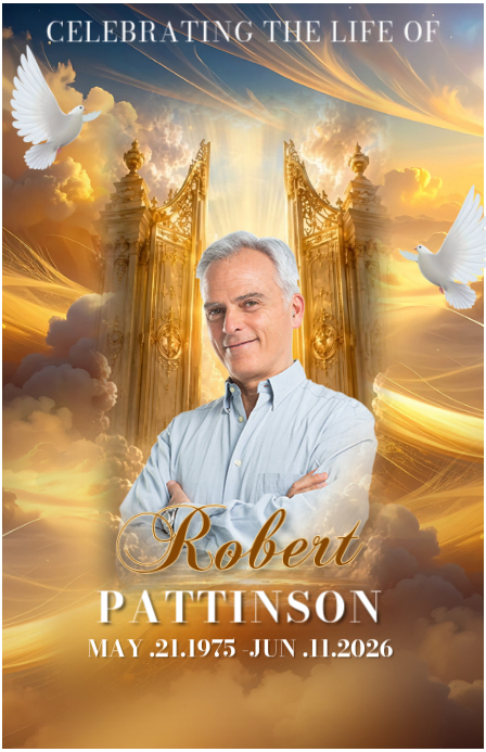 Brown 3d Celebration Of Life Memorial Poster Tabloid Template ...