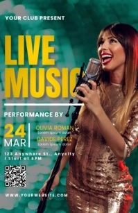 Brown 3d Live Music  Tabloid แทบลอยด์ template