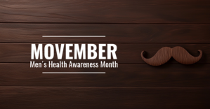 Brown 3d Movember Facebook Shared Image template