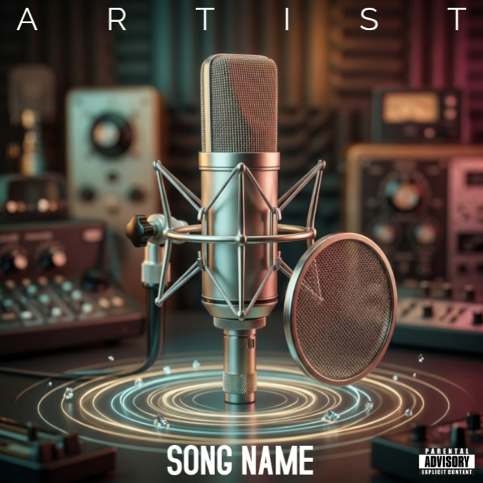 Album Design Tutorial Brown 3d Music Album Cover Album Cover Template | PosterMyWall