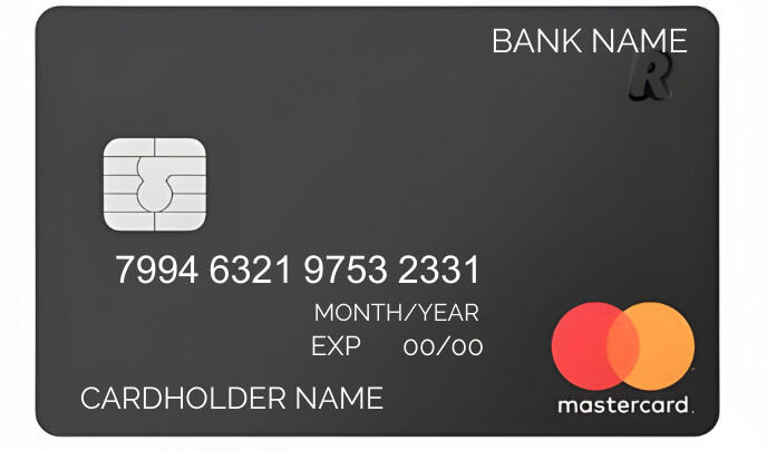 Brown Abstract Creditcard Tag Template | PosterMyWall