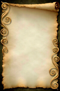 Brown Abstract Royal Scroll Frame  Poster template
