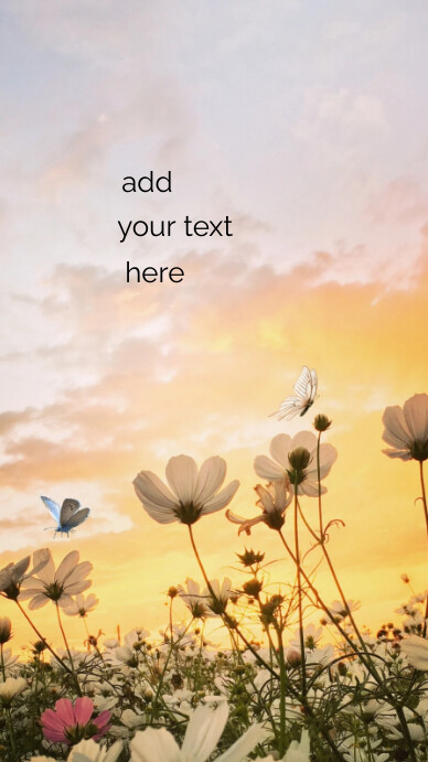 Brown Aesthetic Flower Phone Wallpaper Instagram Story template