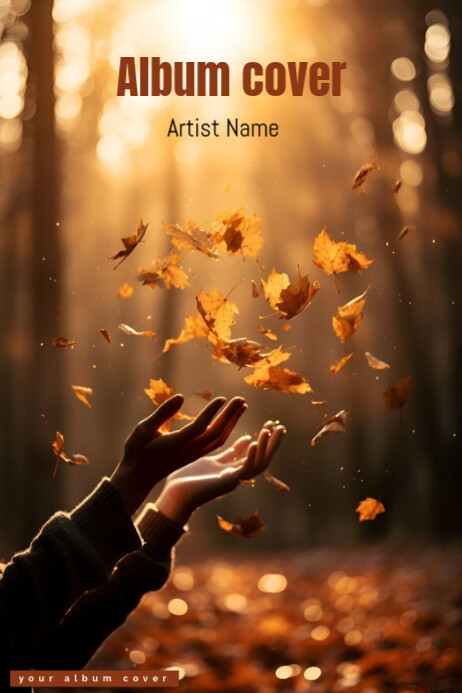 Brown Album Cover Poster Template | PosterMyWall