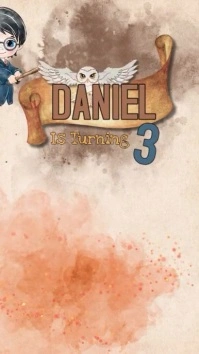 Brown Alegre Harry Potter Animated Invitation Reel Do Instagram template