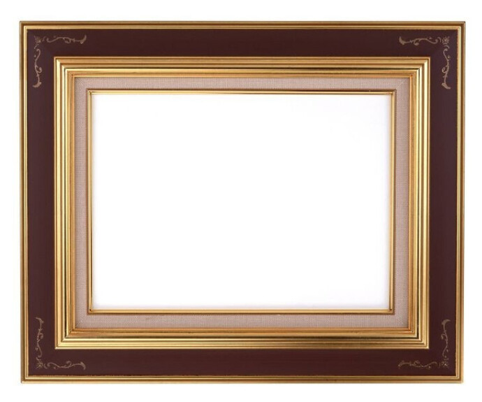 Brown and gold picture frame Umugqa Ophakathi template