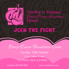 Create Free Breast Cancer Posters Online Postermywall