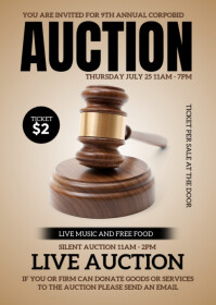 Example Auction Ad 209+ Free Charity Auction Flyer Templates | PosterMyWall