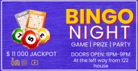 Brown Bingo Night Facebook Event Cover Facebook-Veranstaltungscover template