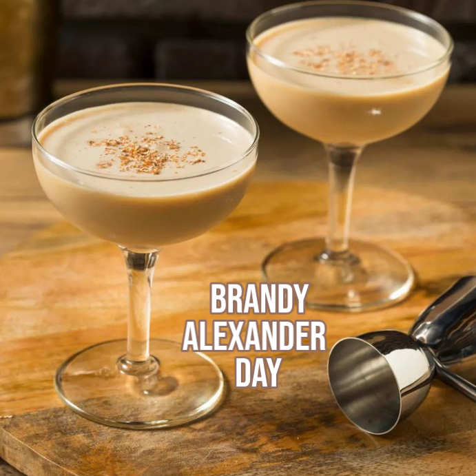 Brown Brandy Alexander Day Instagram Post Template | PosterMyWall