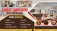 Brown Carpentry Services YouTube Thumbnail template