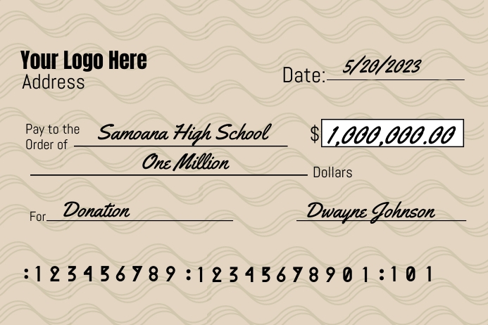 Fancy Check Border Copy of Brown Check | PosterMyWall