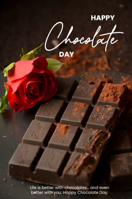 Brown Chocolate Day Poster Template | PosterMyWall