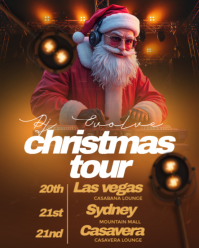 Brown Christmas Tour  Instagram Portrait template