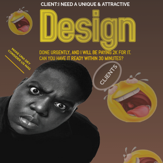 Brown Client Instagram Post Template | PosterMyWall