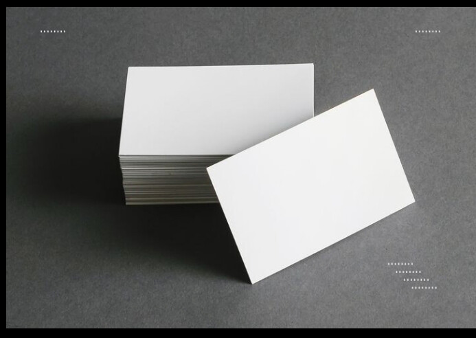 Brown Collage Mockup Business Card  Postcard template