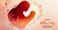 Brown Collage Mother's Day Facebook Shared Image template