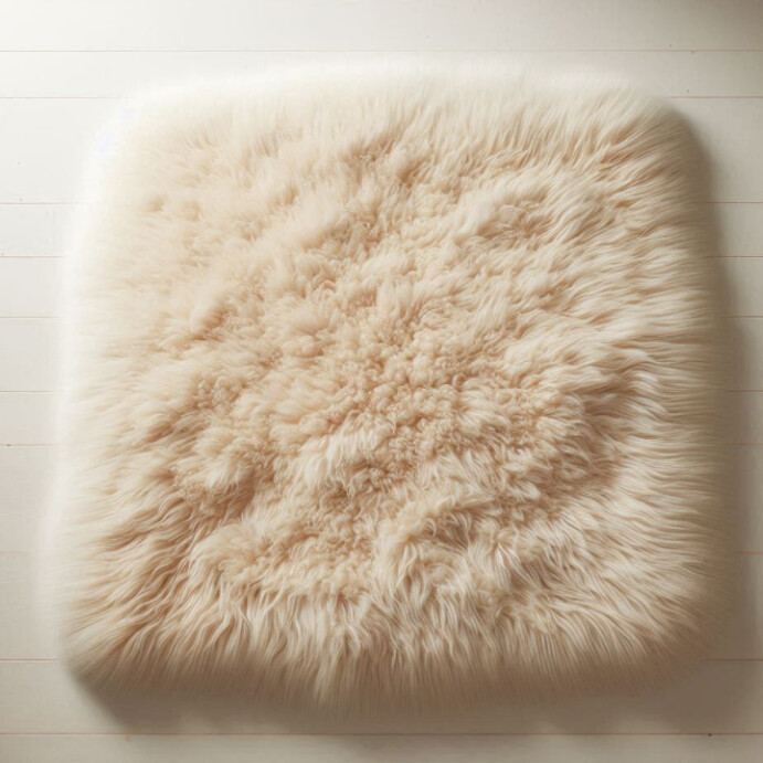 Plantilla de Brown Cream Fur Rug Instagram Post | PosterMyWall