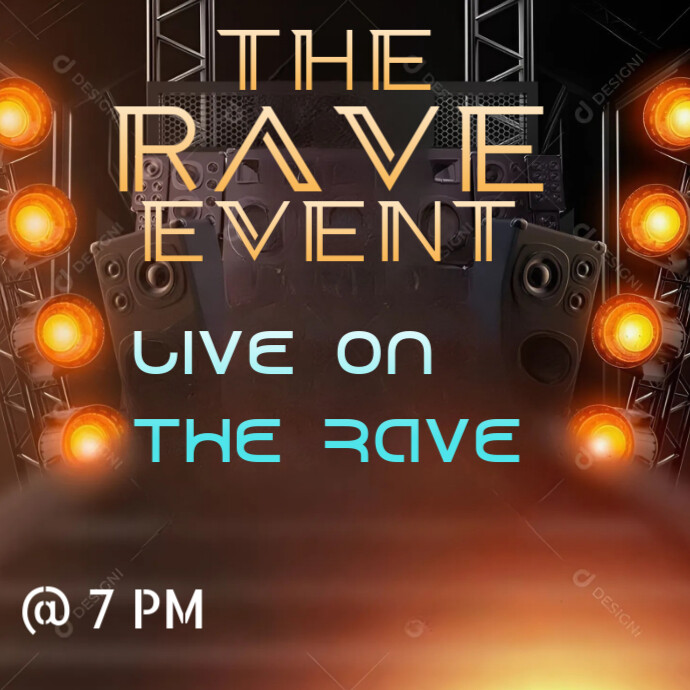 Brown event flyer Logo template