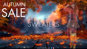 Brown  Fall Sale  Video Ad Digital Display (16:9) template