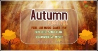 Brown Floral Autumn Festival Gambar Bersama F Gedeelde afbeelding op Facebook template