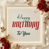 Marrone Birthday Logo Template