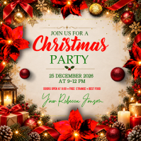 Weiß Christmas Party Isikwele Template