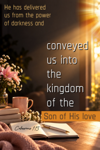 Brown Inspirational Bible Verse Tumblr Graphic Template