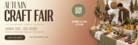 Brown Autumn Craft Fair Twitter-header Template