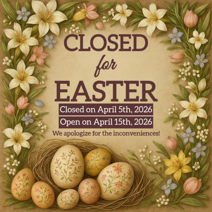 Easter Closure Announcement Template | PosterMyWall