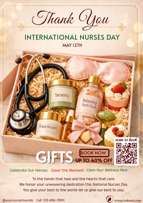 International Nurses Day A4 Template | PosterMyWall