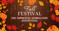 Brown Floral Fall Festival Facebook Shared Image template
