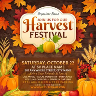 Marron Harvest Festival Message Instagram Template