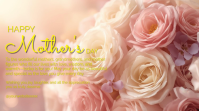 Brown Mother's Day Celebration Affichage numérique Template