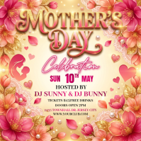 Brown Floral Mother's Day Celebration Instagram Post template