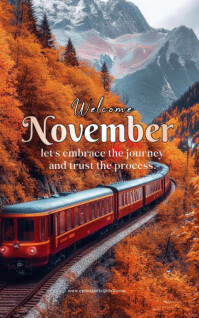Welcome to November Template | PosterMyWall
