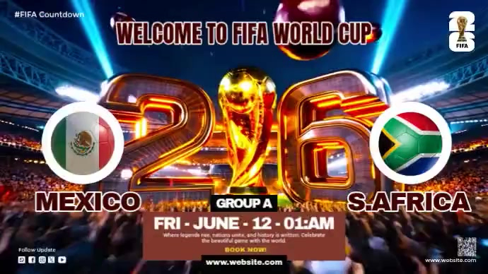 Fifa World Cup Digital Display Template | PosterMyWall